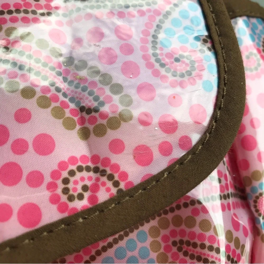 Pink Floral Pattern Shoulder Bag